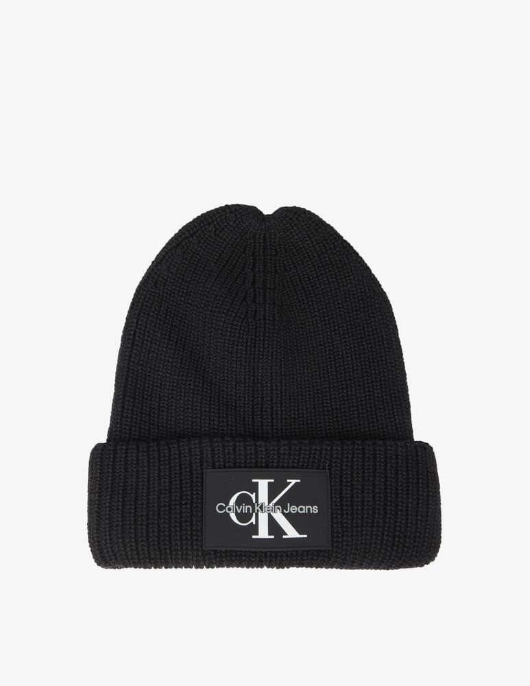 rinascente Calvin Klein Mono patch beanie - Black