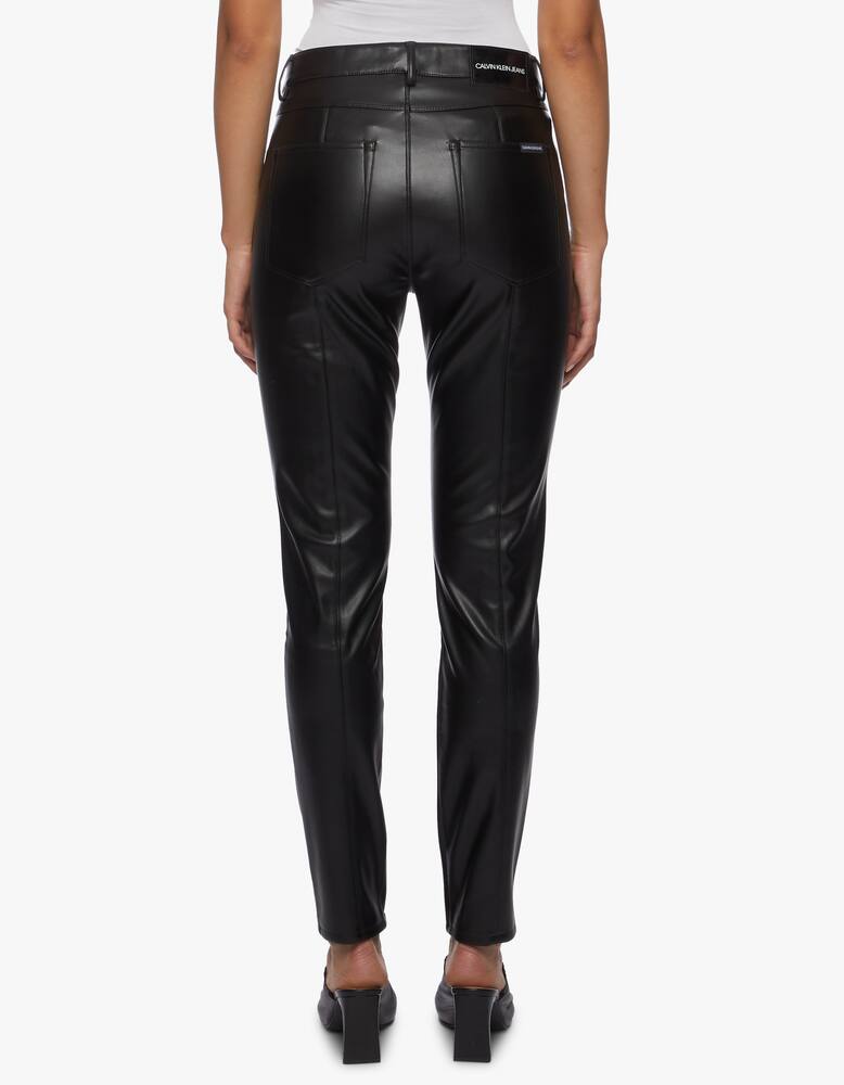 rinascente Calvin Klein Jeans Moto faux leather pants