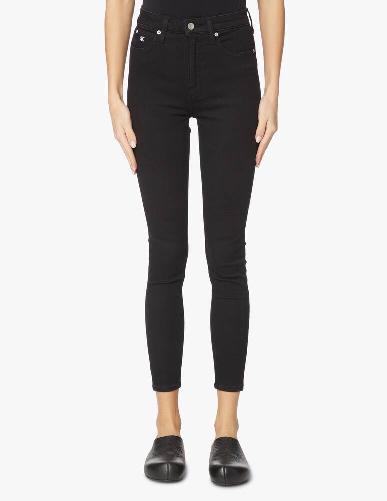 rinascente Calvin Klein Jeans Jeans super skinny a vita alta - nero