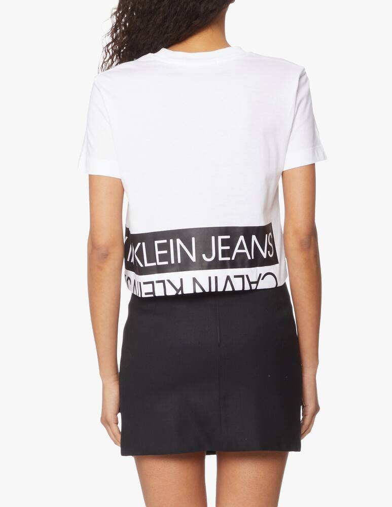 rinascente Calvin Klein Jeans Mirrored logo boxy t-shirt