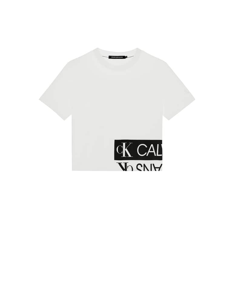 rinascente Calvin Klein Jeans Mirrored logo boxy t-shirt