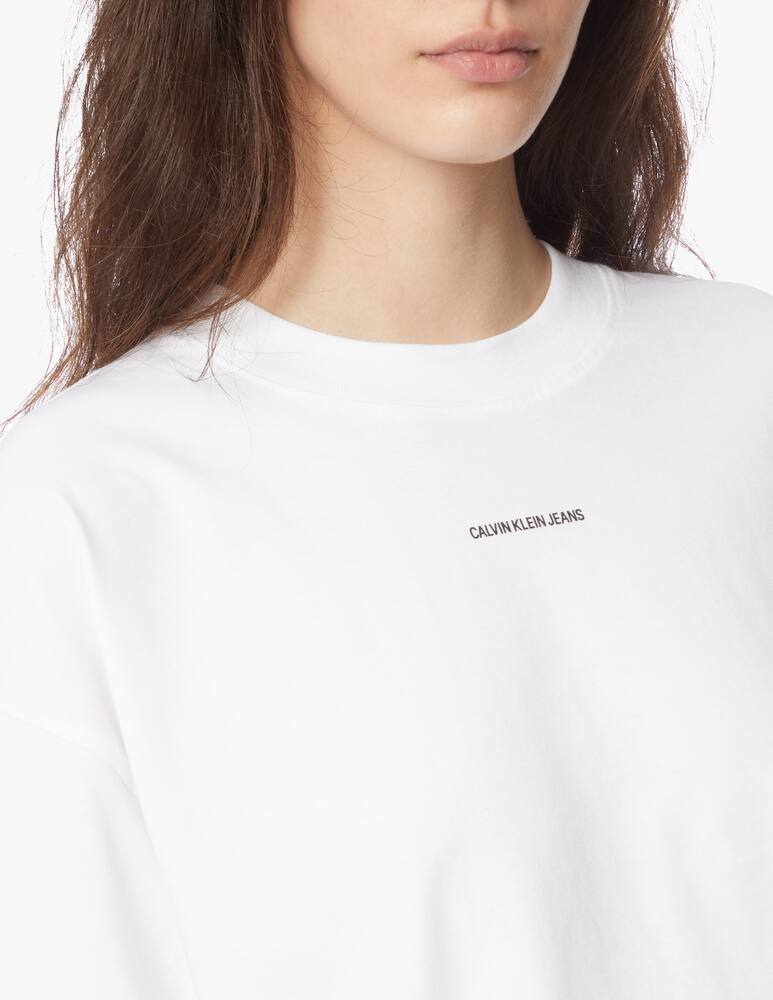 Calvin Klein Jeans Cotton oversize t-shirt with logo - picture 5 Calvin Klein Jeans Cotton oversize t-shirt with logo - picture 5