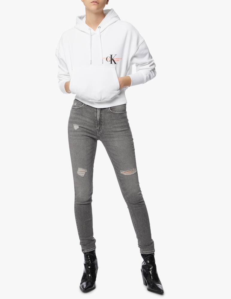 Calvin Klein Jeans Cotton hoodie with logo - picture 2 Calvin Klein Jeans Cotton hoodie with logo - picture 2
