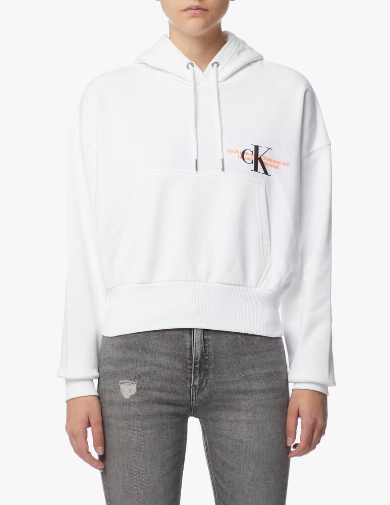 rinascente Calvin Klein Jeans Felpa con cappuccio e logo