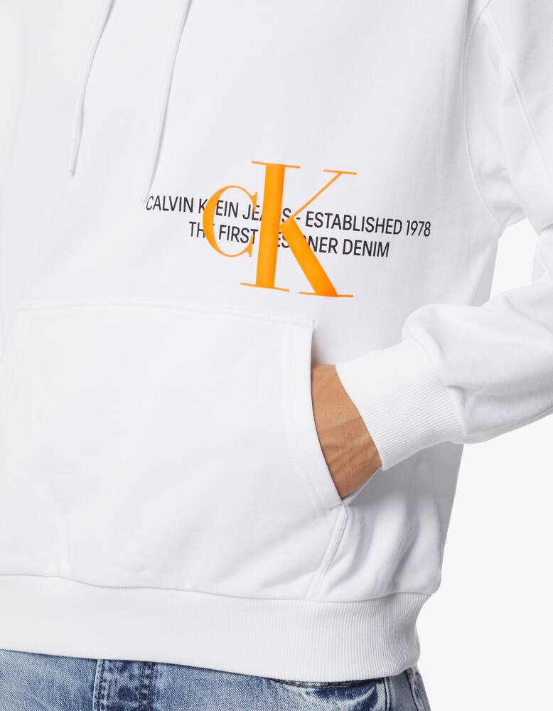 rinascente Calvin Klein Jeans Logo urban graphic hoodie