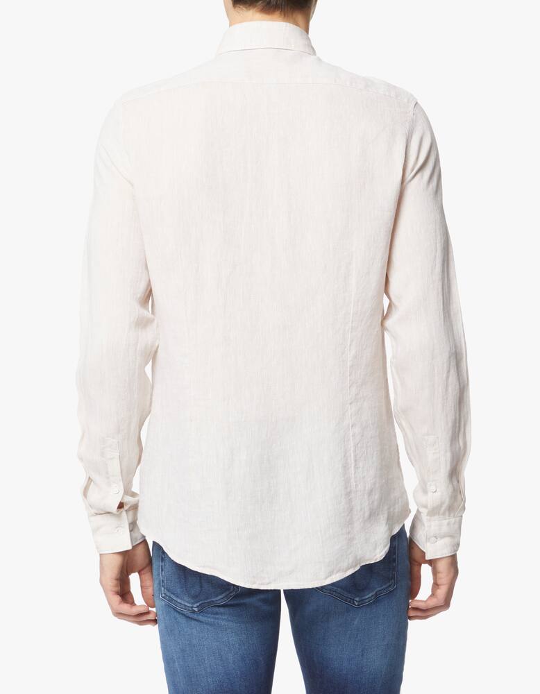 rinascente Calvin Klein Solid slim fit linen shirt