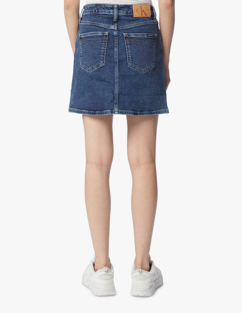 rinascente Calvin Klein Jeans Minigonna a vita alta di jeans