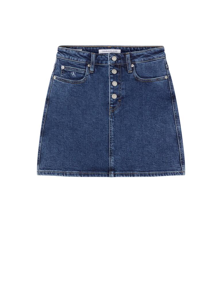 rinascente Calvin Klein Jeans Minigonna a vita alta di jeans