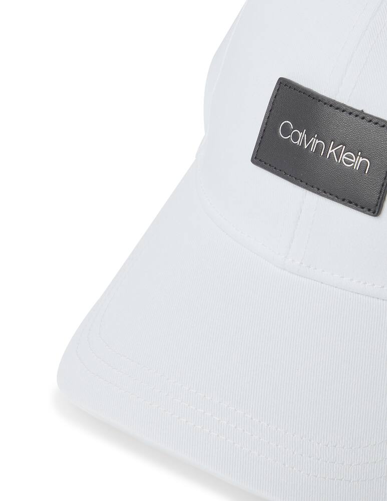 rinascente Calvin Klein Cappellino  visiera baseball con patch di pelle