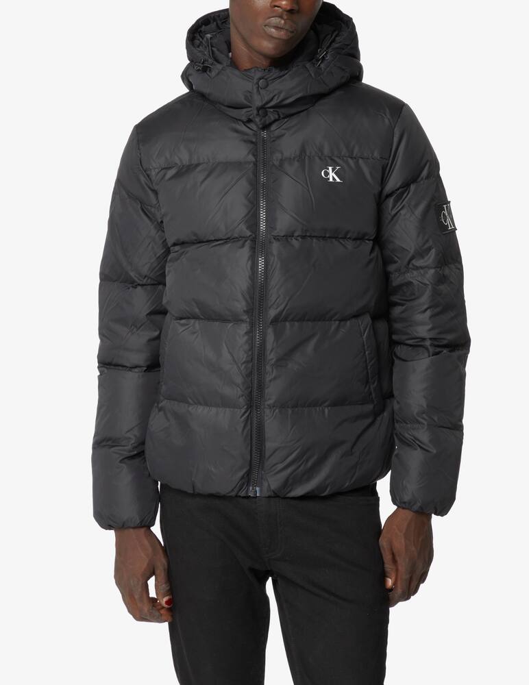 rinascente Calvin Klein Jeans Hooded essential down jacket - Black