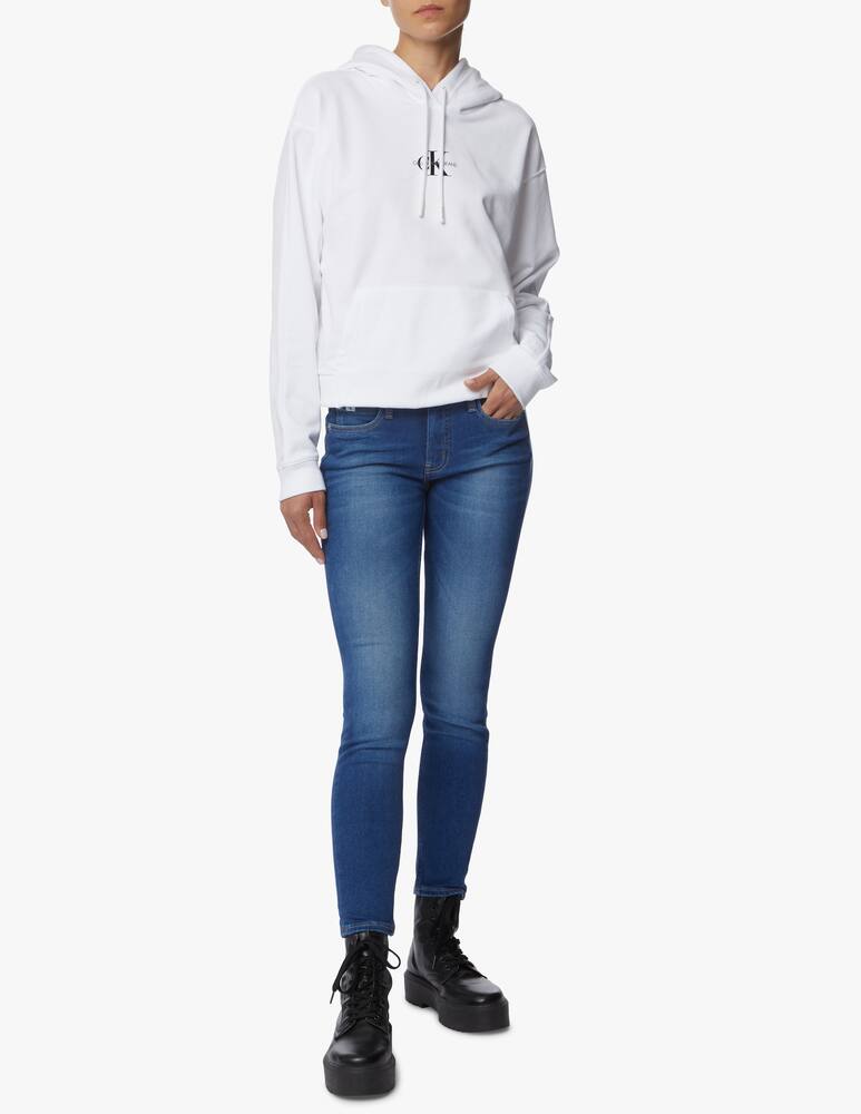 rinascente Calvin Klein Jeans Cotton hoodie cropped