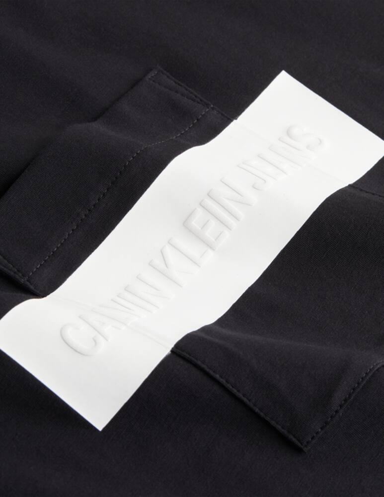 rinascente Calvin Klein Jeans Cotton crop t-shirt with logo