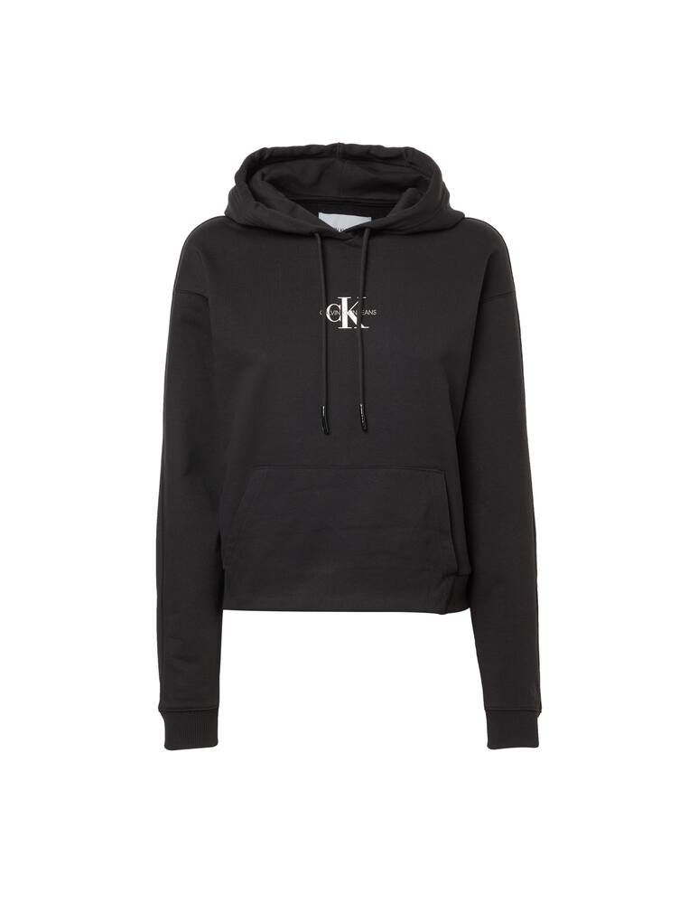 rinascente Calvin Klein Jeans Felpa crop con cappuccio in cotone 