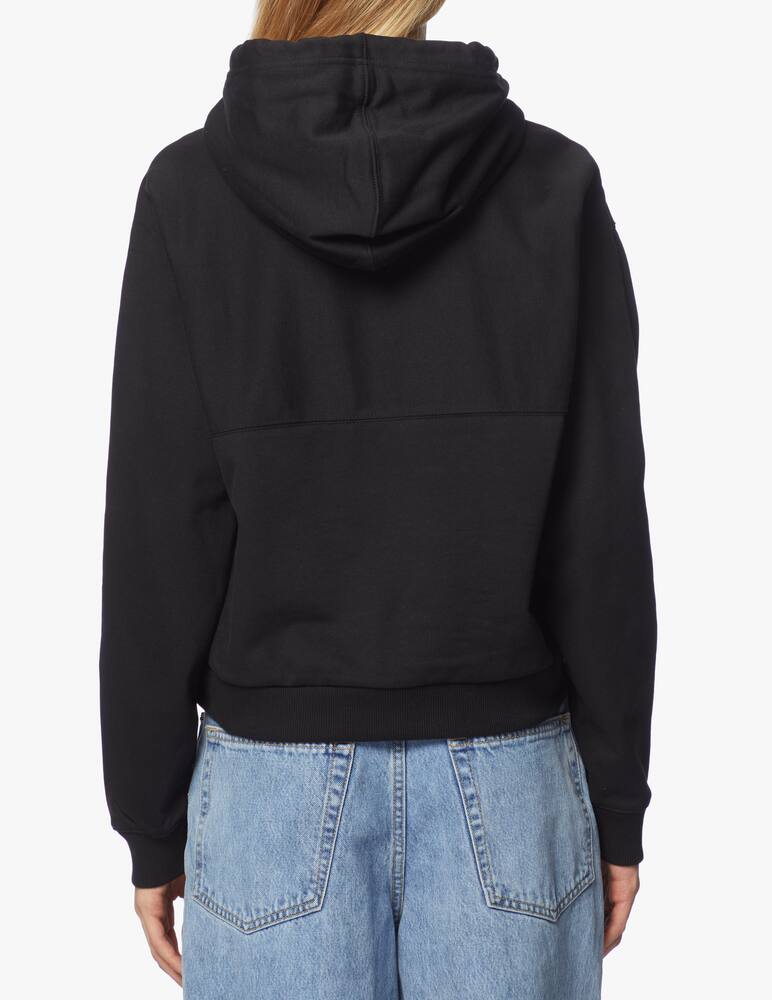 rinascente Calvin Klein Jeans Felpa crop con cappuccio in cotone 