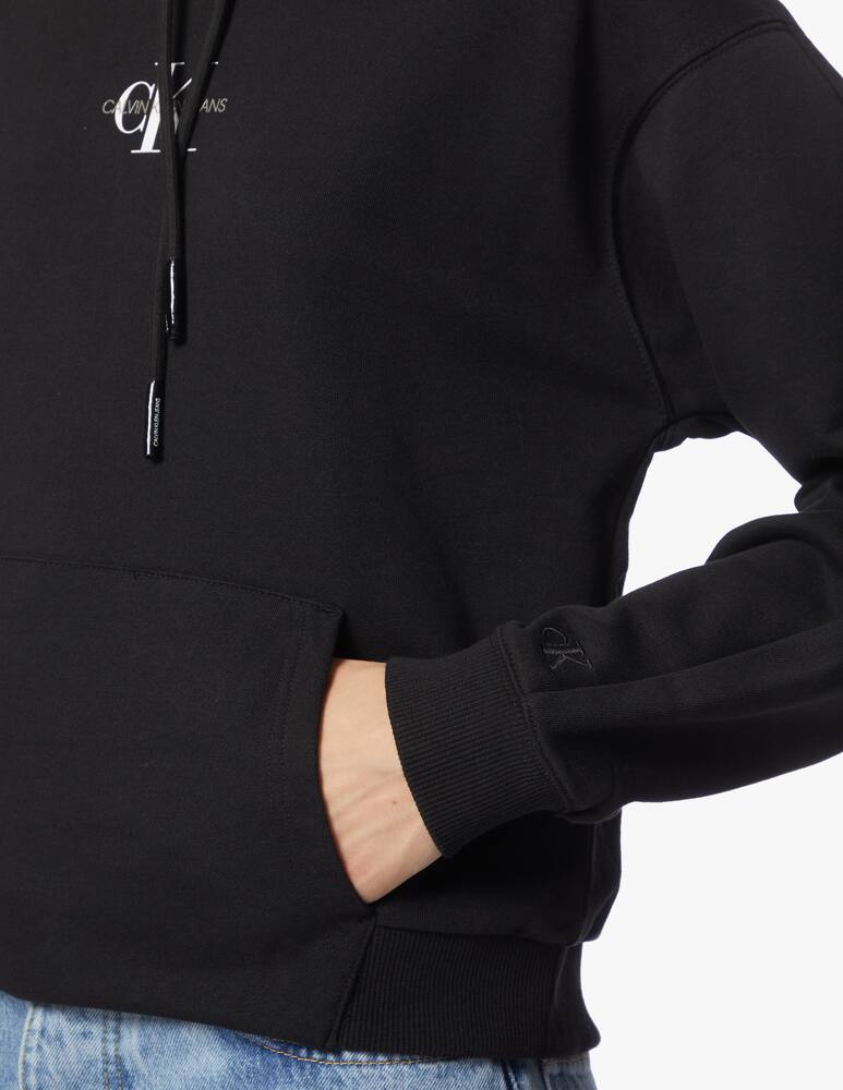 rinascente Calvin Klein Jeans Felpa crop con cappuccio in cotone 