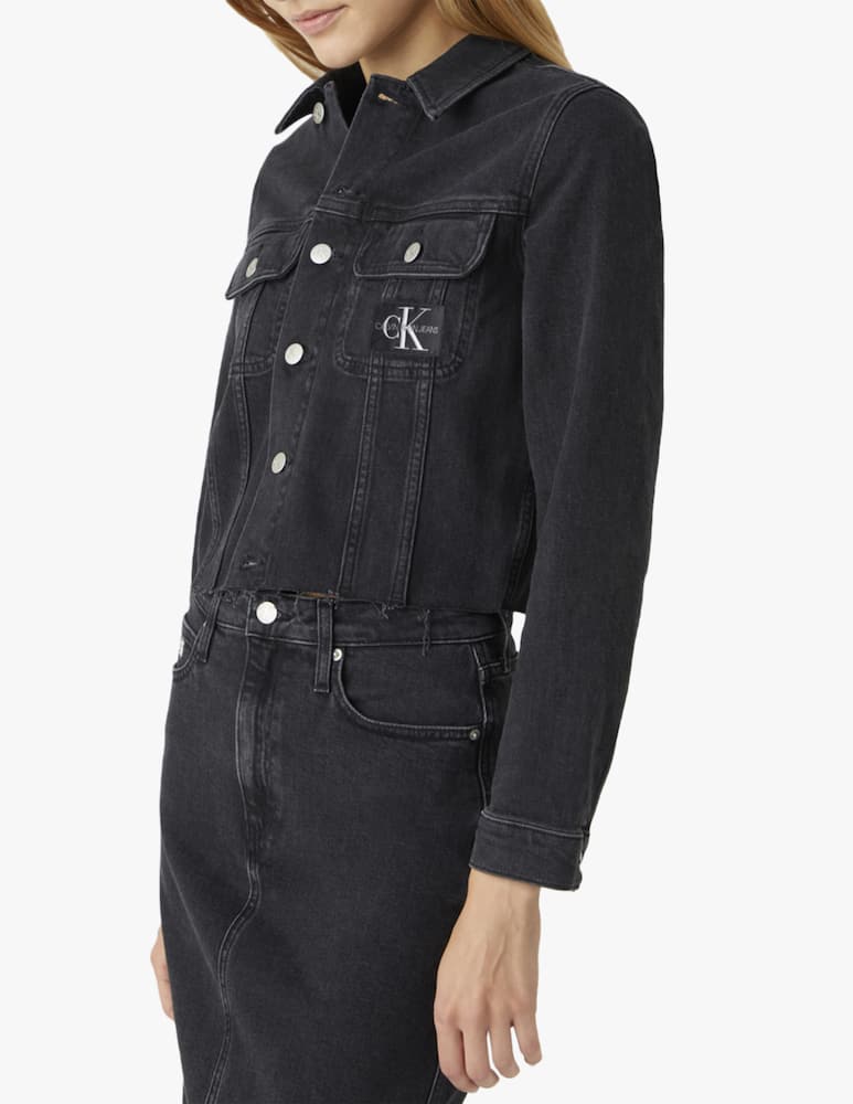 Calvin Klein Jeans Denim cropped jacket - picture 1