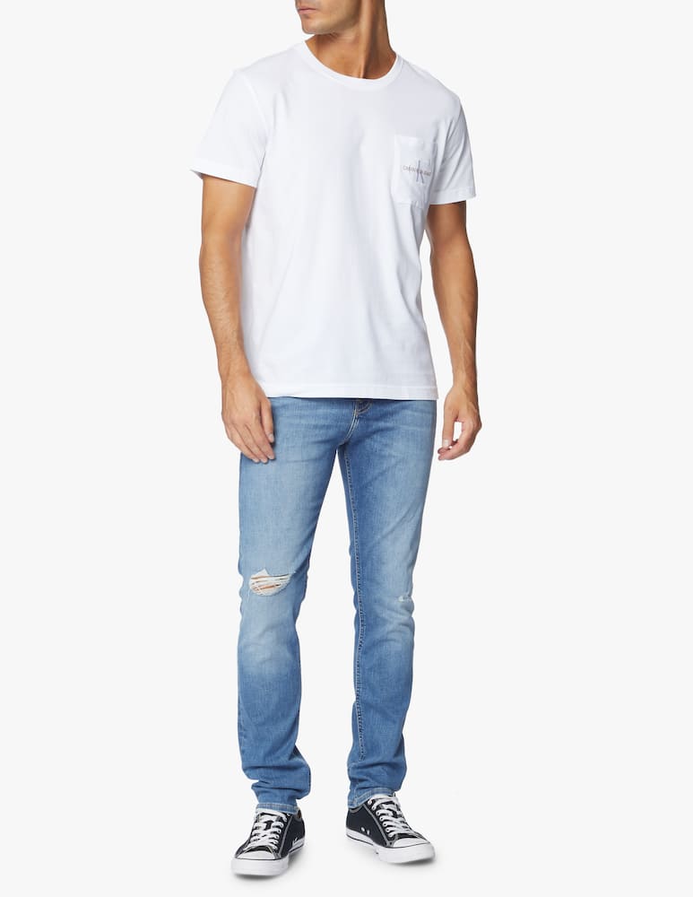 rinascente Calvin Klein Jeans Embroidery monogram t-shirt