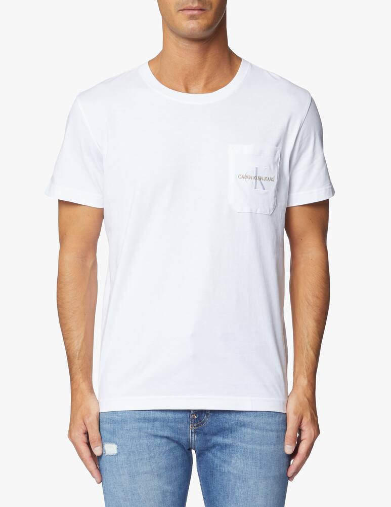 rinascente Calvin Klein Jeans Embroidery monogram t-shirt