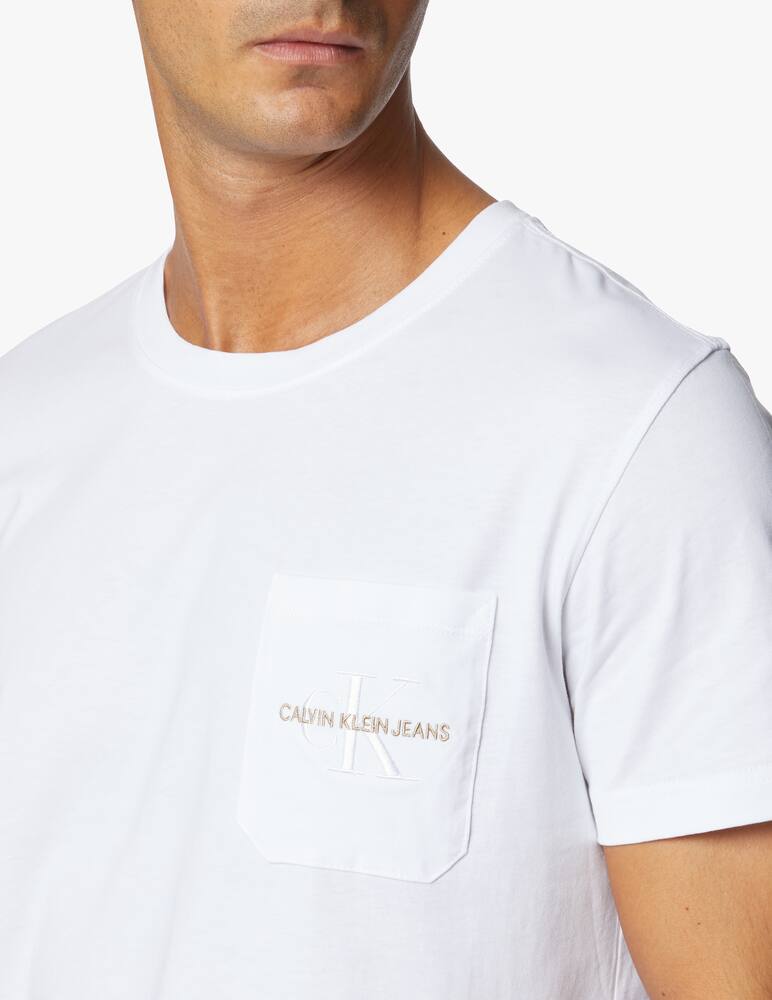 rinascente Calvin Klein Jeans Embroidery monogram t-shirt