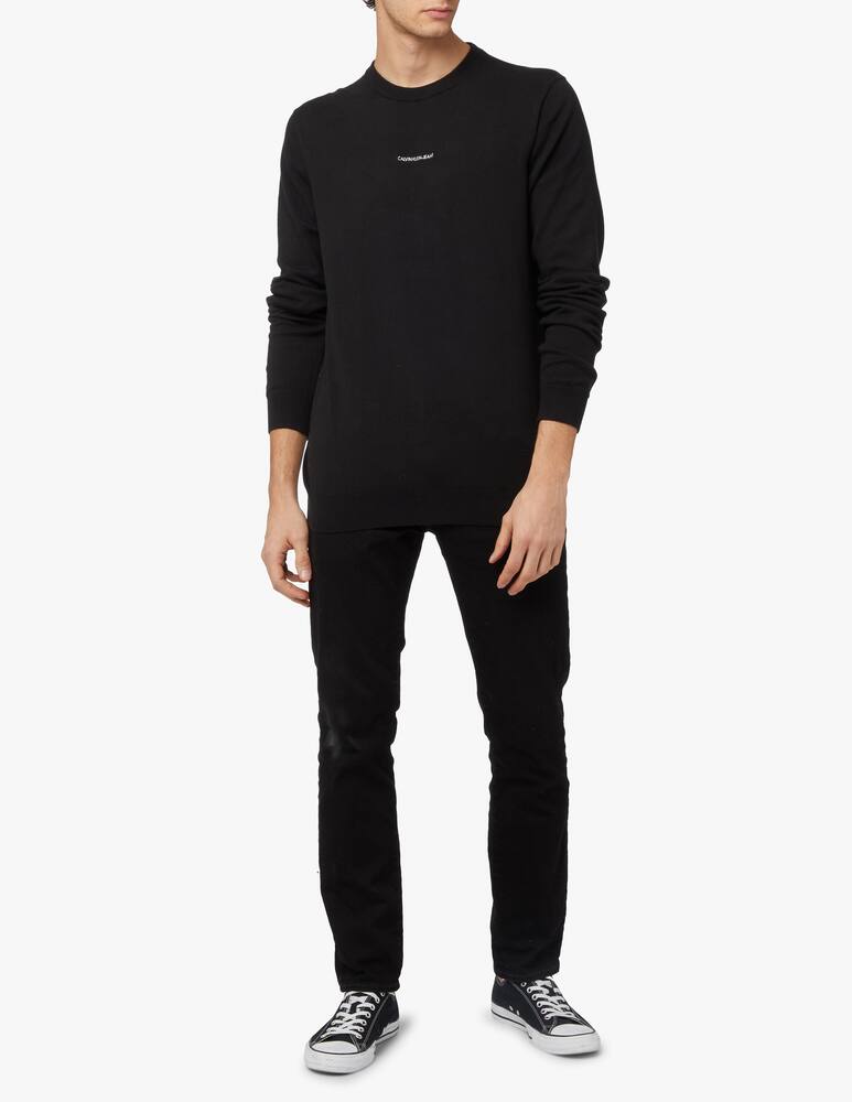 rinascente Calvin Klein Jeans Maglia girocollo essential loghino scritto - nero