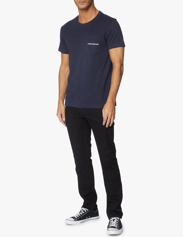 rinascente Calvin Klein Jeans Maglietta girocollo monogram ricamato