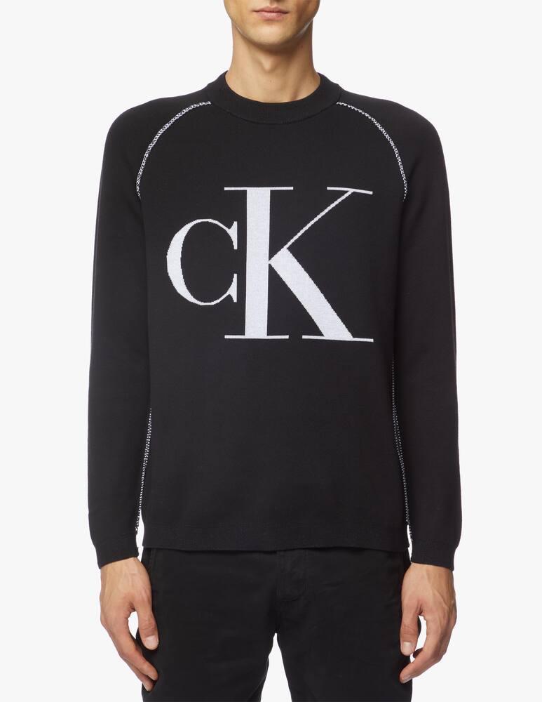 rinascente Calvin Klein Jeans Big logo roundneck sweater