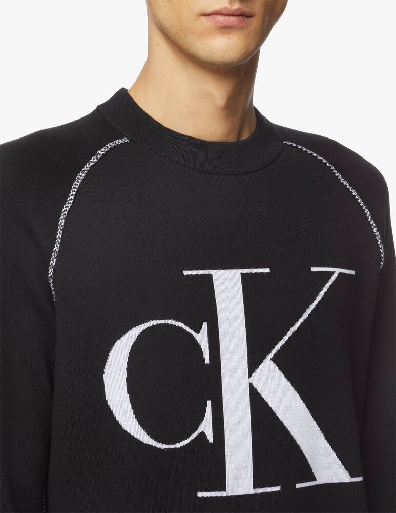 rinascente Calvin Klein Jeans Big logo roundneck sweater