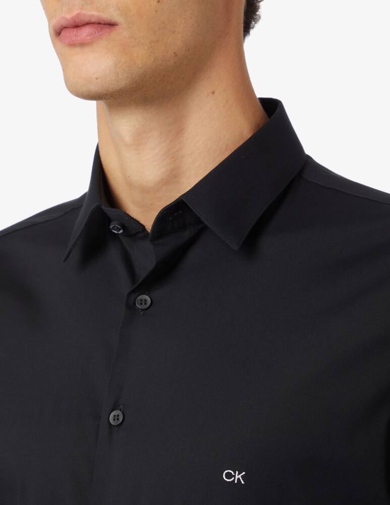 rinascente Calvin Klein Extraslim poplin stretch shirt - Black