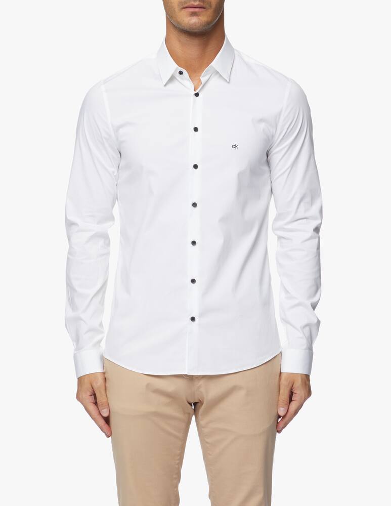 rinascente Calvin Klein Camicia in popeline elasticizzata extraslim