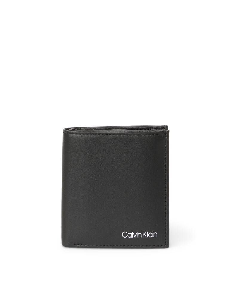 Calvin Klein Portafoglio trifold in pelle liscia con portamonete - immagine 1 Calvin Klein Portafoglio trifold in pelle liscia con portamonete - immagine 1