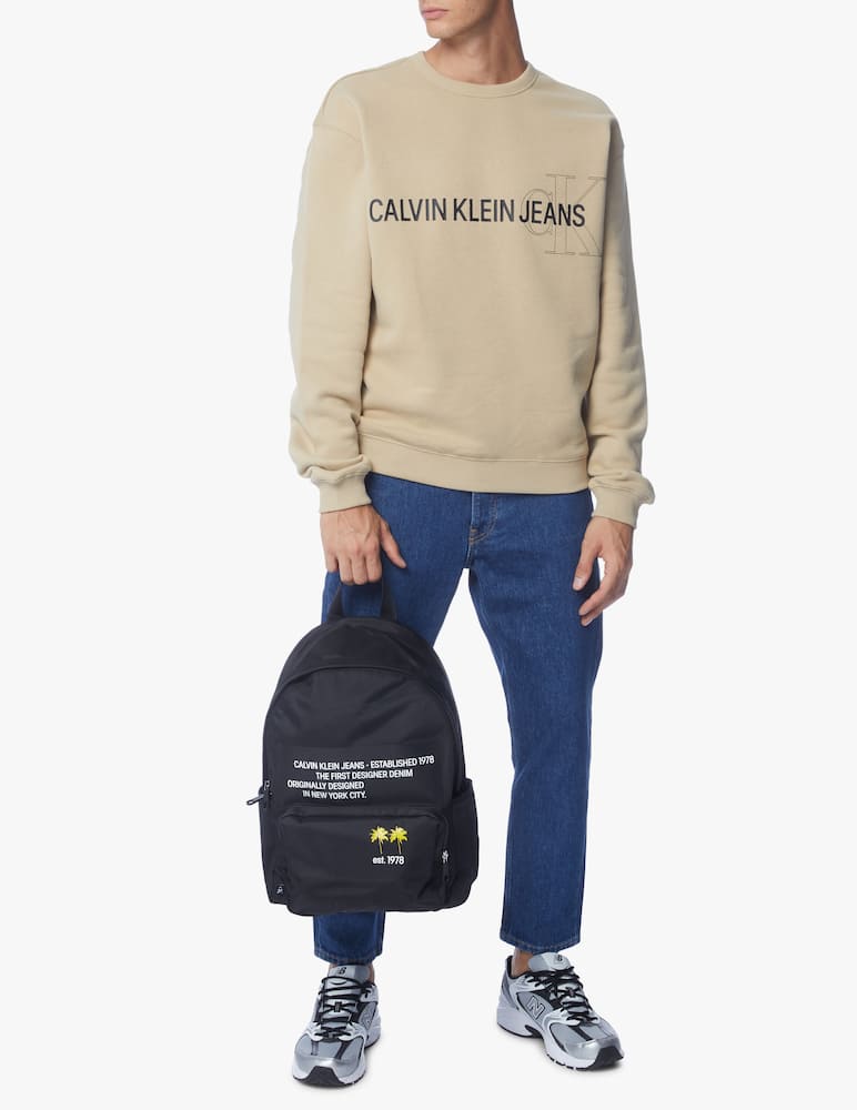 rinascente Calvin Klein Jeans Print palm backpack