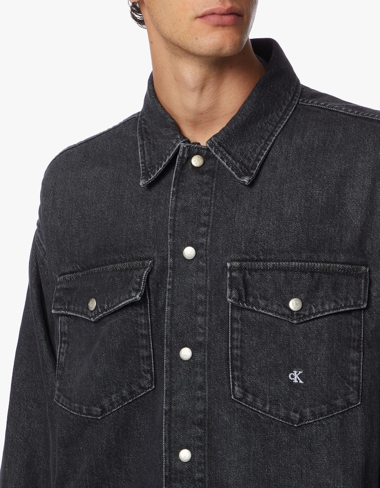 rinascente Calvin Klein Jeans Camicia over in denim