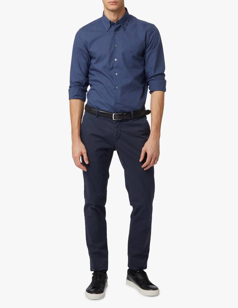 rinascente Calvin Klein Slim flannel small check shirt