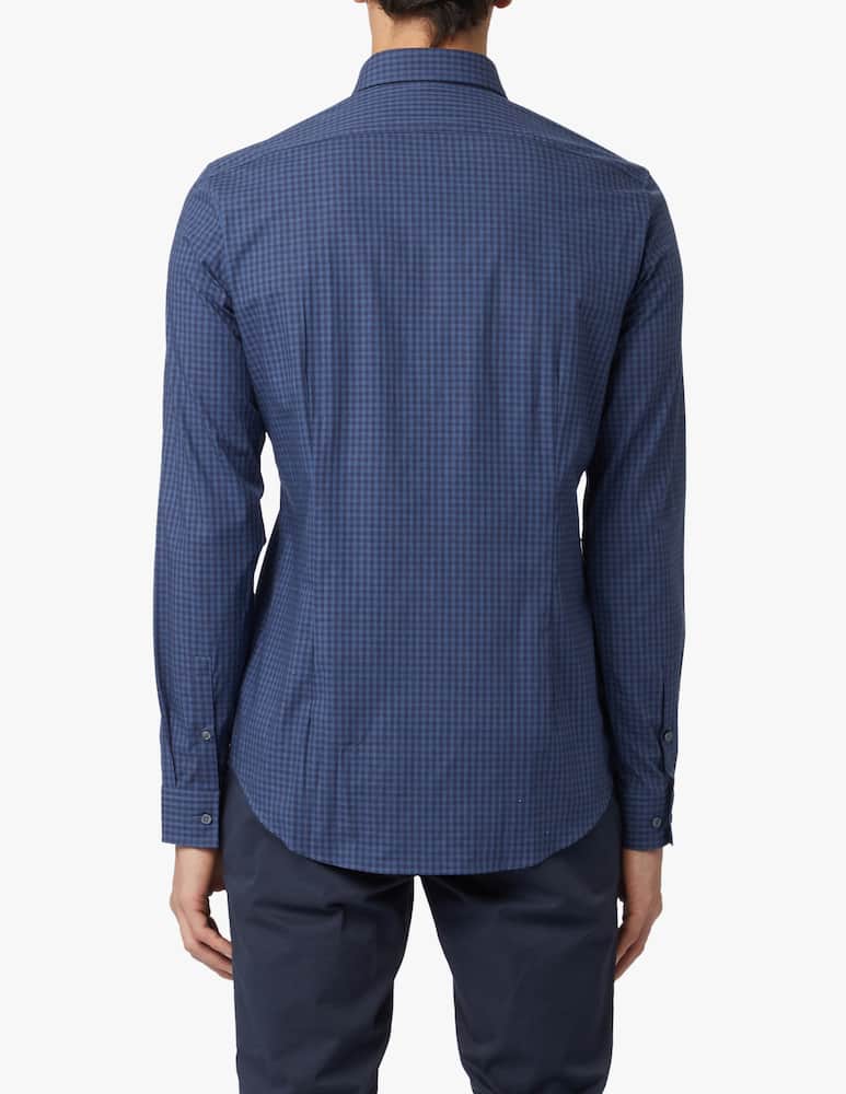 rinascente Calvin Klein Slim flannel small check shirt
