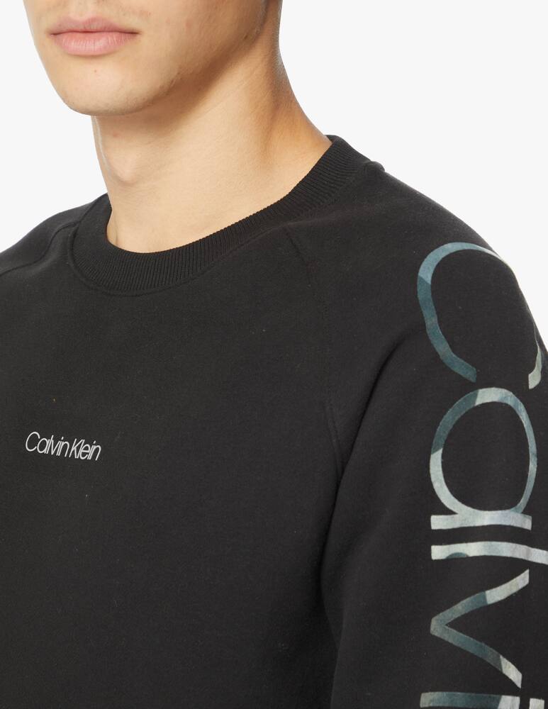 rinascente Calvin Klein Logo camo roundneck sweatshirt