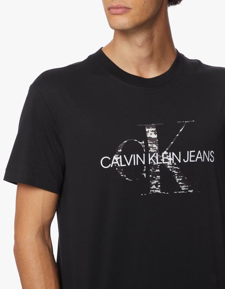 rinascente Calvin Klein Jeans Camo monogram t-shirt