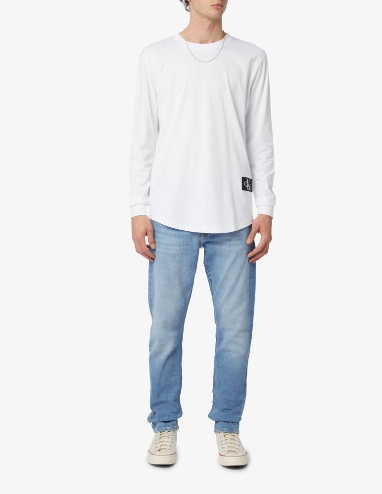 rinascente Calvin Klein Jeans Long-sleeved bagde tee - White