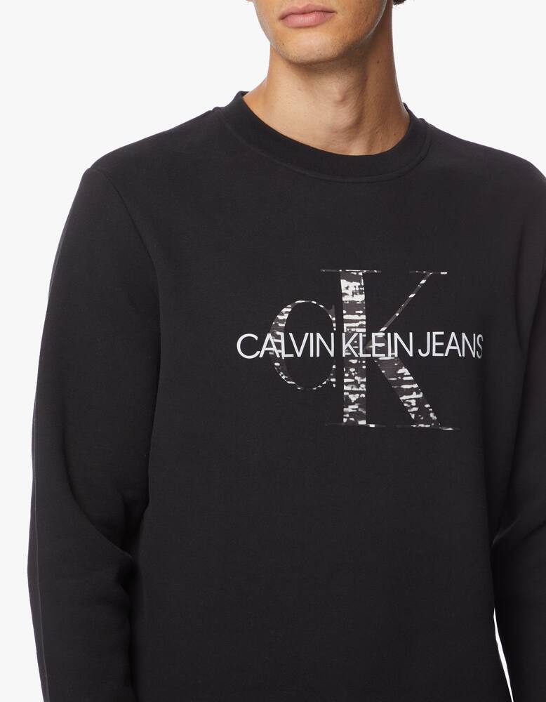rinascente Calvin Klein Jeans Felpa girocollo monogram camo