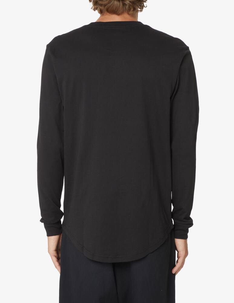 rinascente Calvin Klein Jeans Maglia badge a maniche lunghe - Nero
