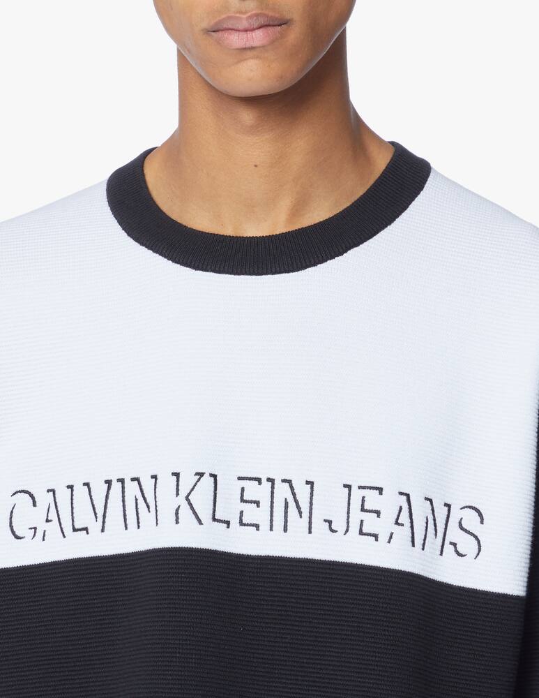 rinascente Calvin Klein Jeans Maglia girocollo lettering logo