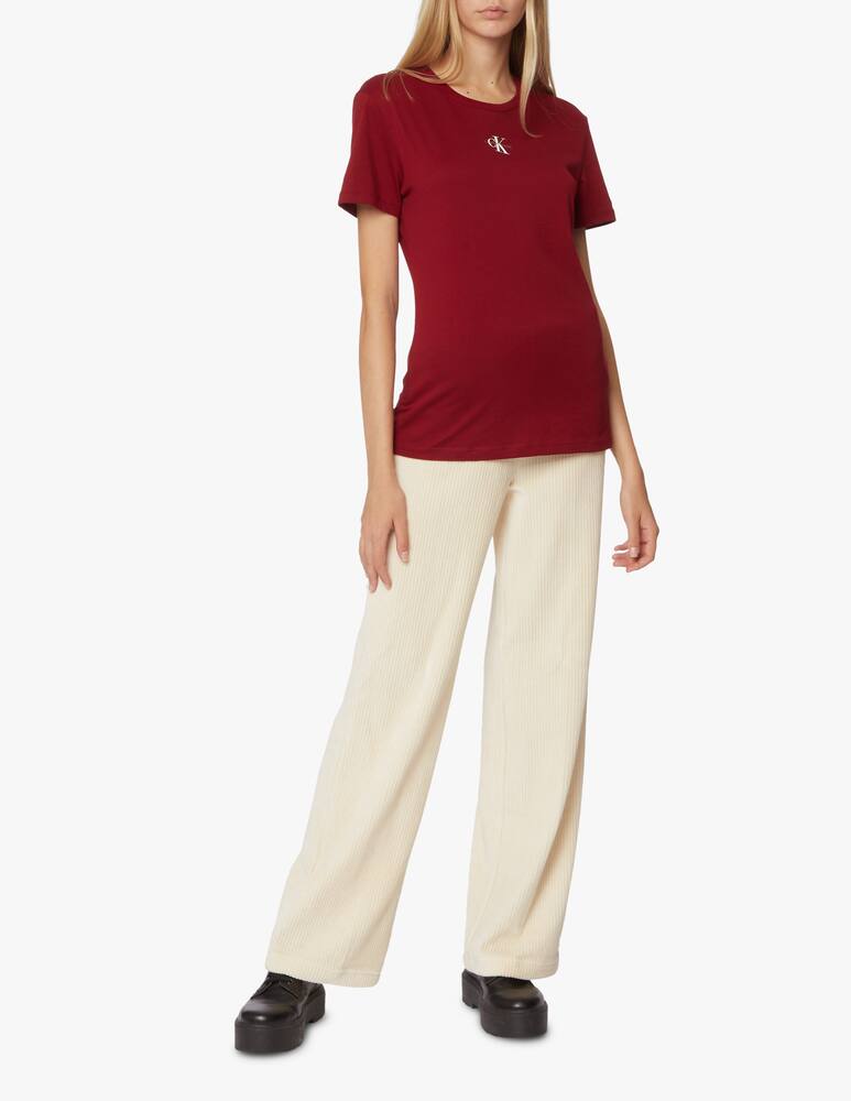 Calvin Klein Jeans Pantaloni a gamba larga in velluto - immagine 2