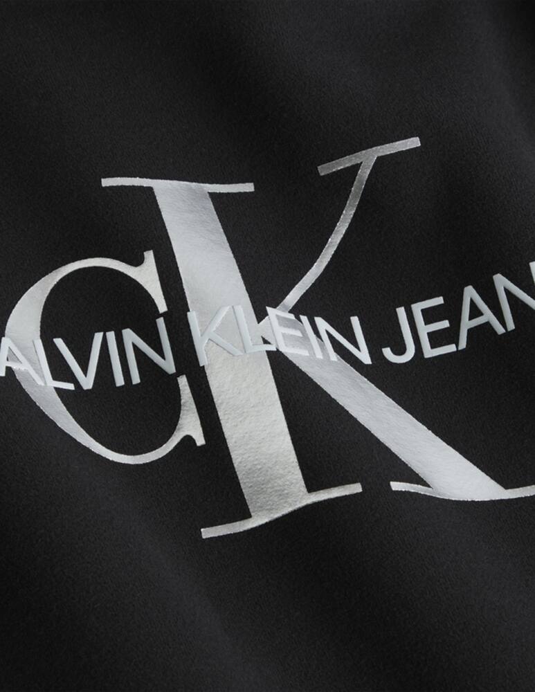 rinascente Calvin Klein Jeans Cotton hoodie with glossy monogram