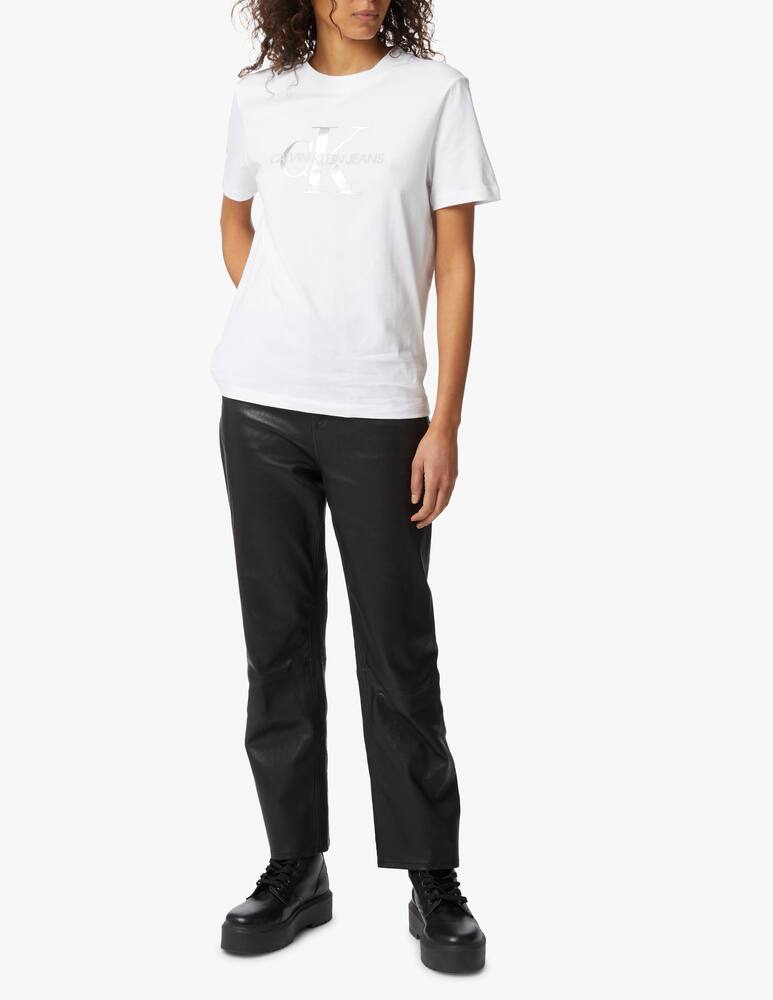 rinascente Calvin Klein Jeans Cotton t-shirt with glossy logo