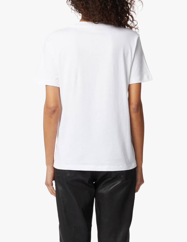 rinascente Calvin Klein Jeans Cotton t-shirt with glossy logo