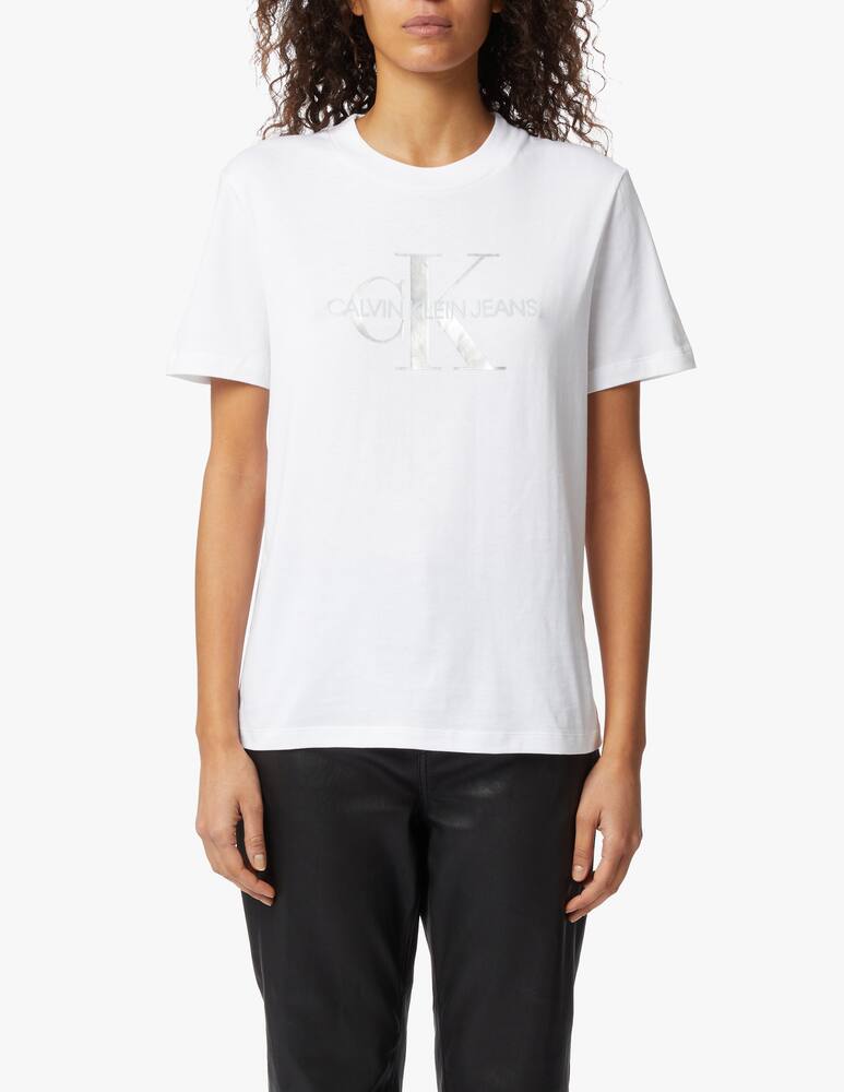 rinascente Calvin Klein Jeans Cotton t-shirt with glossy logo