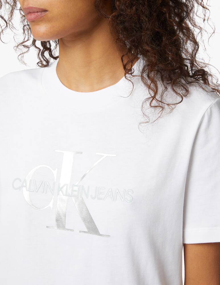 rinascente Calvin Klein Jeans Cotton t-shirt with glossy logo