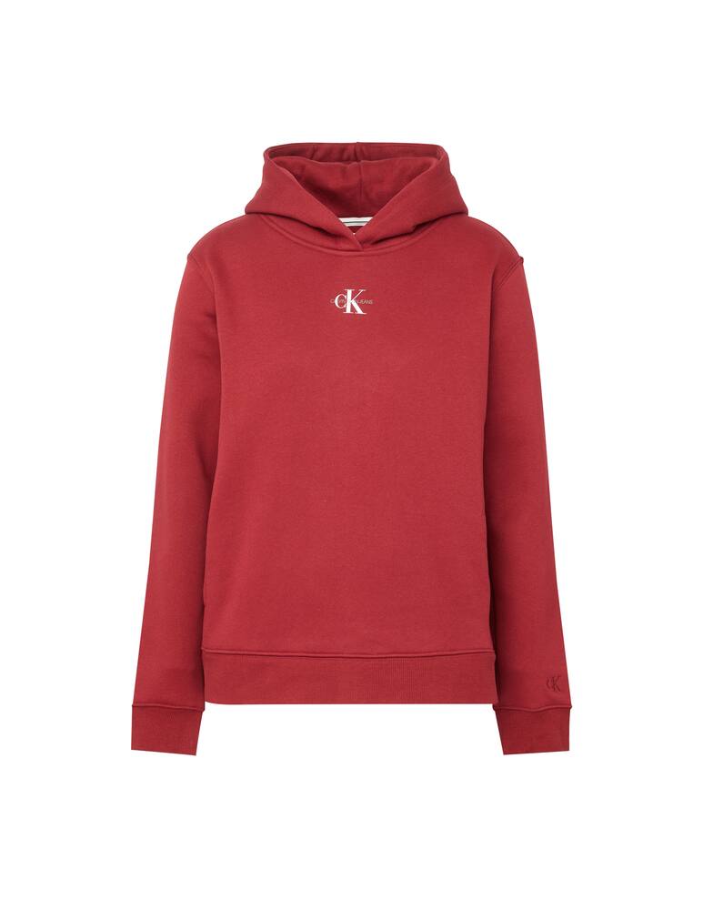 Calvin Klein Jeans Felpa in misto cotone con monogram - immagine 1 Calvin Klein Jeans Felpa in misto cotone con monogram - immagine 1