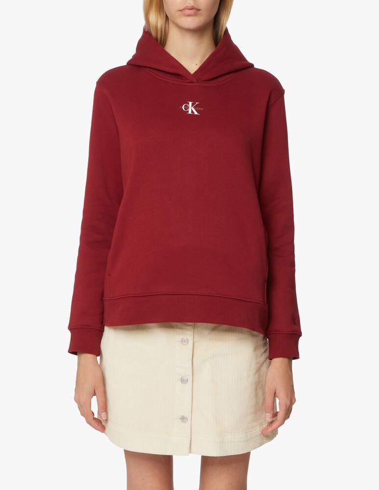 rinascente Calvin Klein Jeans Cotton blend hoodie with monogram