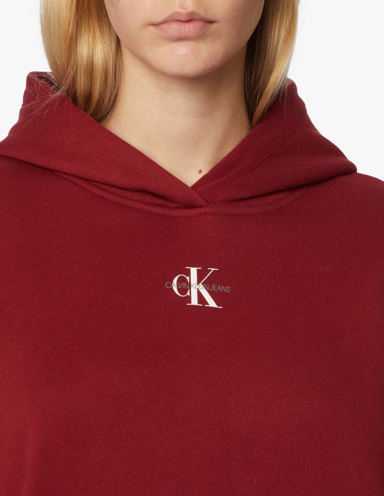 rinascente Calvin Klein Jeans Cotton blend hoodie with monogram