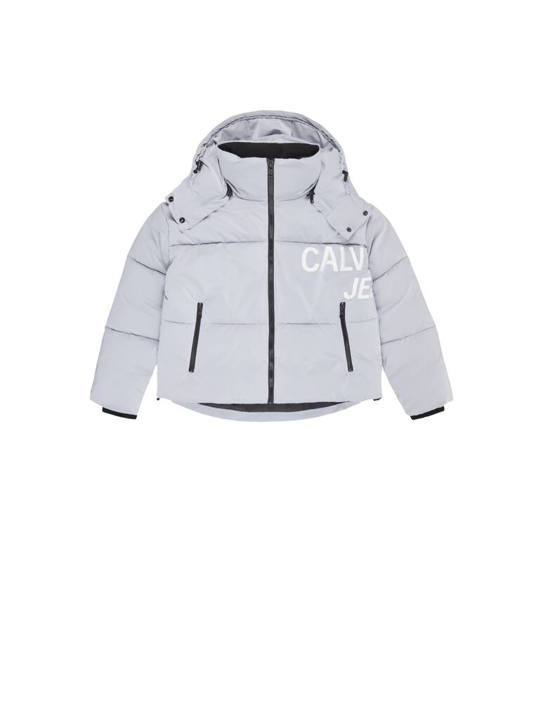 rinascente Calvin Klein Jeans Oversize puffer jacket with hoodie